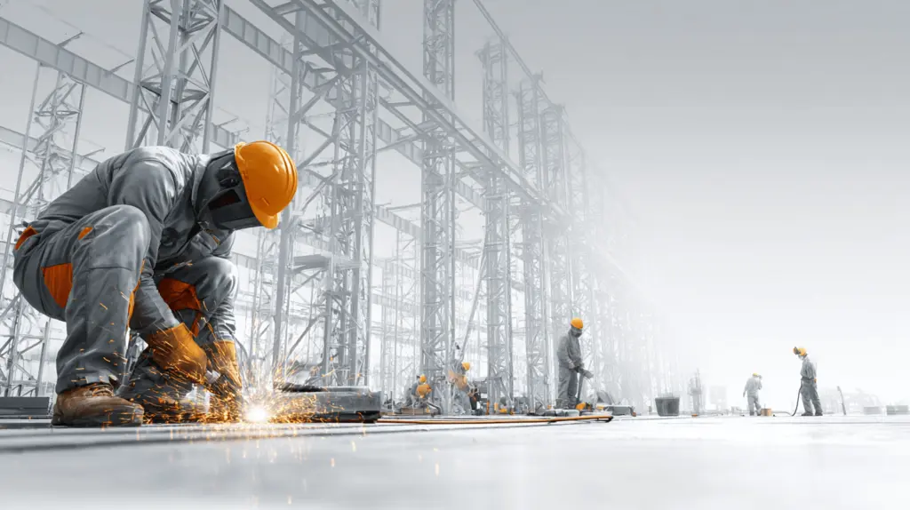 Reparo em estrutura metálica